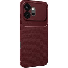 Evimdeyokyok Huawei Honor 600 Auto Focus Karbon Kapak - Bordo