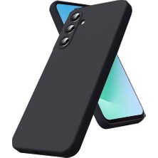 Evimdeyokyok Samsung Galaxy S25 Fe Nano Içi Kadife Silikon - Siyah