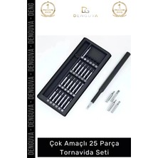#tornavidaseti Hassas Onarım Tamir Telefon Gözlük Saat Kamera Ekipman Kutulu 25 Parça Tornavida Seti