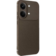 Evimdeyokyok Xiaomi Poco X8 Pro Max Auto Focus Karbon Kapak - Kahverengi