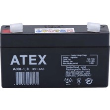 Marsilyan Atex Ax6-1.3 6V 1.3AH Akü