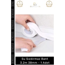 #bant Mutfak Banyo Lavabo Küvet Kenar Koruyucu Beyaz Esnek Su Sızdırmaz Bant 32M 38MM - 1 Adet