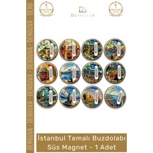 #magnet Istanbul Tarihi Silüet Dekoratif Turistik Hediyelik Şehir Temalı Buzdolabı Süsü Magnet