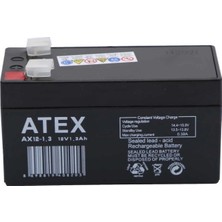 Marsilyan Atex AX12-1.3 12V 1.3AH Akü