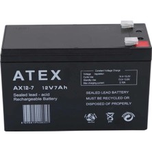 Marsilyan Atex AX12-7 12V 7AH Akü