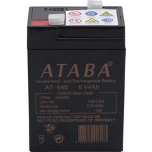 Marsilyan Ataba AT-640 6V 4AH Işıldak Aküsü