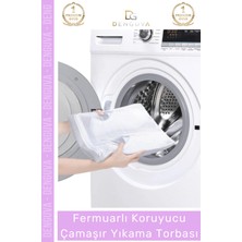 Özel Üretim Premium Koruyucu Fermuarlı Leke Çıkartıcı Ayakkabı Çamaşır Yıkama Torbası Filesi - 2 Adet