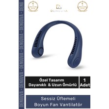 Boyunfanı Şarjlı Taşınabilir Mini USB Sessiz Fan Güçlü Motorlu Giyilebilir Şık Üflemeli Boyun Vantilatör