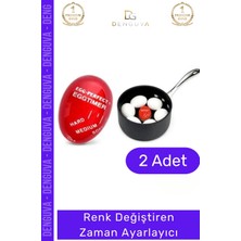 #pişirmezamanlayıcı Renk Ğiştiren Isıya Duyarlı Pratik Rafadan Kayısı Yumurta Pişirme Zamanlayıcı - 2 Adet