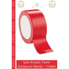 #izolasyonbandı Kırmızı Tamir Yalıtım Montaj Güçlü Dayanıklı Onarım Izolasyon Bandı 48MM x 10M - 1 Adet
