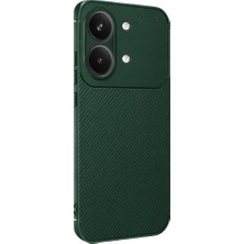 Evimdeyokyok Xiaomi Poco X8 Pro Max Auto Focus Karbon Kapak - Koyu Yeşil
