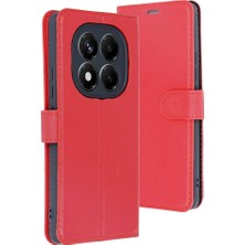 Evimdeyokyok Xiaomi Redmi Note 15 4g Trend S Plus Kapaklı Kılıf - Kırmızı