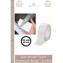 #izolasyonbandı Su Geçirmez Dayanıklı Tamir Onarım Sızdırmaz Izolasyon Bandı 48MM x 10M - 3 Adet