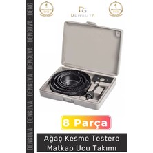 #matkapucu Profesyonel Metal Ahşap Mdf Plastik Alüminyum Panç Seti 8 Parça Tavan Kesme Matkap Ucu Takımı