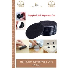 #halısabitleyici Yıkanabilir Yapışkanlı Kaymaz Köşe Tutucu Paspas Sabit Halı Kilim Kaydırmaz Cırt 10 Set