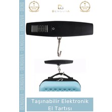 #bagajtartısı Taşınabilir Elektronik El Tartısı Hassas Ölçüm Dijital Kargo Bagaj Tartısı Max 50 kg