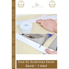 #bant Pvc Mutfak Banyo Tezgah Lavabo Küvet Kenar Koruyucu Su Sızdırmaz Kenar Bandı - 1 Adet