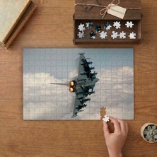 Punto Dizayn Gökyüzünde Savaş Uçağı Tasarımı 240 Parça Ahşap Puzzle Ahşap Kutuda MPY10008