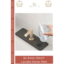 #lavabomatı Diatom Çamur Mutfak Banyo Su Emici Kaymaz Leke Tutmaz Suni Deri Hijyenik Sihirli Lavabo Matı