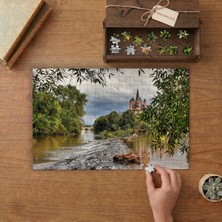 Punto Dizayn Almanya George Katedrali Tasarımı 240 Parça Ahşap Puzzle Ahşap Kutuda MPY60030