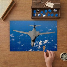 Punto Dizayn Gökyüzünde Bombardıman Uçağı Tasarımı 240 Parça Ahşap Puzzle Ahşap Kutuda MPY20010