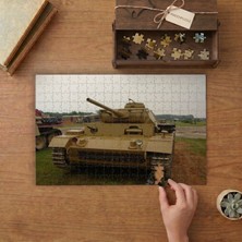 Punto Dizayn Askeri Tank  Tasarımı 240 Parça Ahşap Puzzle Ahşap Kutuda MPY10290