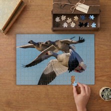 Punto Dizayn Uçan Kar Kazları Tasarımı 240 Parça Ahşap Puzzle Ahşap Kutuda MPY60209