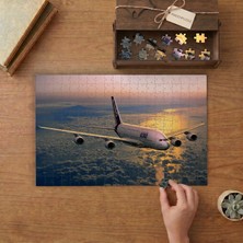 Punto Dizayn Gökyüzünde Uçak  Tasarımı 240 Parça Ahşap Puzzle Ahşap Kutuda MPY20436