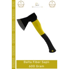 #balta Karbon Çelik Profesyonel Kampçı Bahçe Odun Kesme El Aleti Balta Fiber Saplı 600 Gram