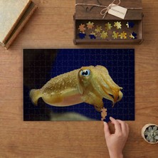 Punto Dizayn Mürekkep Balığı Tasarımı 240 Parça Ahşap Puzzle Ahşap Kutuda MPY40121