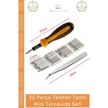 #tornavida Profesyonel Hassas Elektronik Onarım Seti 32 Parça Telefon Tamir Mini Tornavida Seti