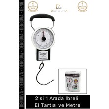 #tartı Hassas Mekanik Bagaj Balık Askılı 35 kg Yaylı 2'si 1 Arada Ibreli El Tartısı Metre