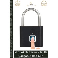 #asmakilikt Biyometrik Güvenlik Teknolojili Çelik Gövde Akıllı Dijital Parmak Izi Ile Çalışan Asma Kilit