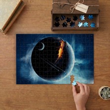 Punto Dizayn Kırık Gezegen - Galaksi  Tasarımı 240 Parça Ahşap Puzzle Ahşap Kutuda MPY60259