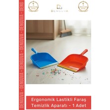 #faraş Dayanıklı Esnek Lastik Şeritli Pratik Ergonomik Hijyenik Zemin Kaliteli Lastikli Faraş - 1 Adet