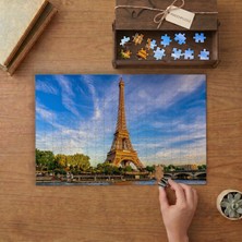 Punto Dizayn Eyfel Kulesi - Aşıklar Şehri Paris Tasarımı 240 Parça Ahşap Puzzle Ahşap Kutuda MPY40232
