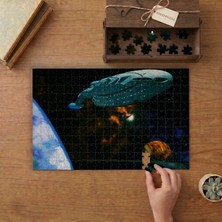 Punto Dizayn Uzay Yolu Gemisi Tasarımı 240 Parça Ahşap Puzzle Ahşap Kutuda MPY10190