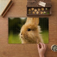 Punto Dizayn Sevimli Yavru Tavşan Tasarımı 240 Parça Ahşap Puzzle Ahşap Kutuda MPY60016