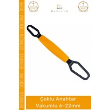 #anahtar Profesyonel Paslanmaz Çelik Dayanıklı Ergonomik Sap Atölye Çoklu Anahtar Vakumlu 6-22MM - 1 Adet