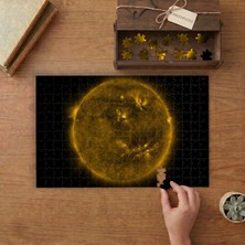 Punto Dizayn Nasa Güneş Fotoğrafı Tasarımı 240 Parça Ahşap Puzzle Ahşap Kutuda MPY60401