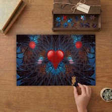 Punto Dizayn Fraktal Sanat Tasarımı 240 Parça Ahşap Puzzle Ahşap Kutuda MPY60036