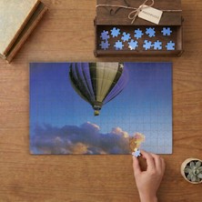 Punto Dizayn Gökyüzünde Sıcak Hava Balonu Tasarımı 240 Parça Ahşap Puzzle Ahşap Kutuda MPY10058