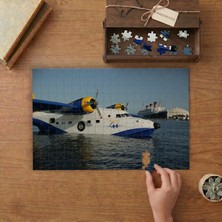 Punto Dizayn Deniz Uçağı - Gemi  Tasarımı 240 Parça Ahşap Puzzle Ahşap Kutuda MPY20249