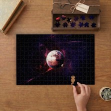 Punto Dizayn Galaksi Uzay Gezegen  Tasarımı 240 Parça Ahşap Puzzle Ahşap Kutuda MPY60359