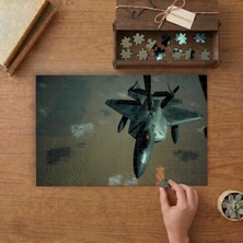 Punto Dizayn Gökyüzünde Savaş Uçağı Tasarımı 240 Parça Ahşap Puzzle Ahşap Kutuda MPY10062