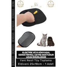 #tüyeldiveni Yeni Nesil Mikrofiber Kedi Köpek Evcil Hayvan Pratik Temizleme Toz Tüy Toplama Eldiveni 25X18CM - 1 Adet