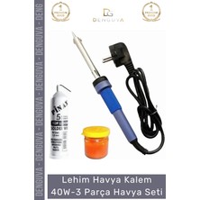 #havyaseti Profesyonel Elektronik Tamir Hızlı Isınan Kalem Lehimleme Havya 40 Watt 3 Parça Havya Seti