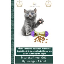 #kedioyuncağı Interaktif Kedi Avlanma Içgüdüsü Destekleyici Dayanıklı Mor Yeşil Ödül Mamalı Oyuncak