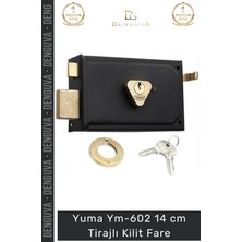 #kilit Kapı Güvenlik Sistemi Çelik Kasa Elektrostatik Boyalı Kare YM602 14CM Tirajlı Kilit Fare