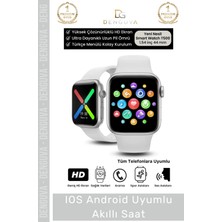 #akıllısaat Premium T500 Plus IPS Ekran Spor Sağlık Sensörlü Android Tansiyon Nabız Ölçer Akıllı Saat